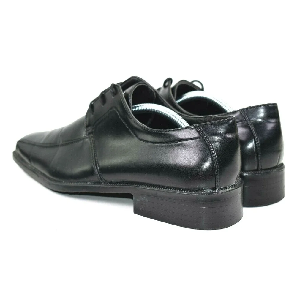 Tim Evans Men's Black Dress Shoes‎ Bicycle Toe England size 13